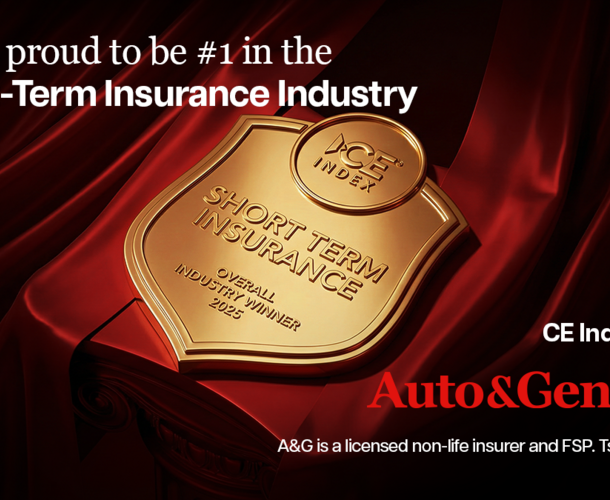 A&G recognised as leading customer experience brand in SA’s short-term insurance industry