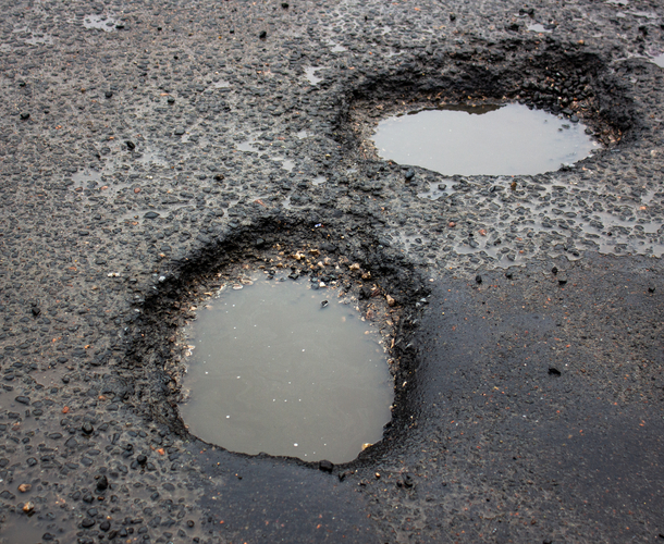 Proceed with caution: how potholes can damage your vehicle